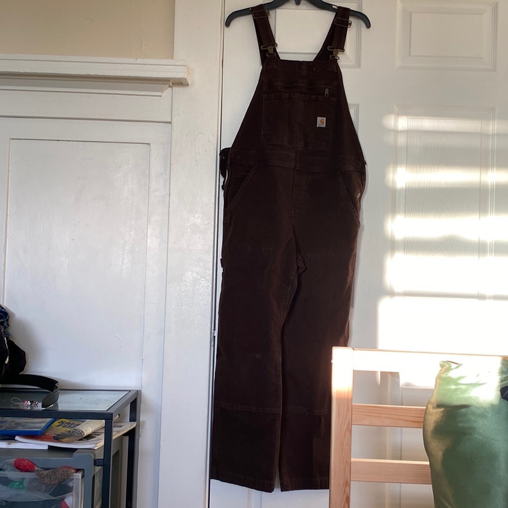 Carhartt brown overalls. Size M (8/10)